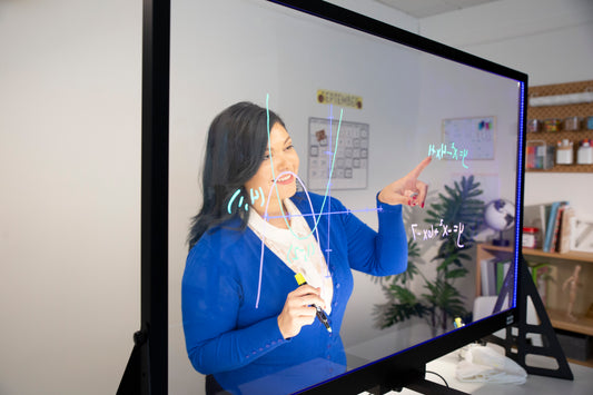 eGlass 35" Transparent Lightboard with Built-in Camera