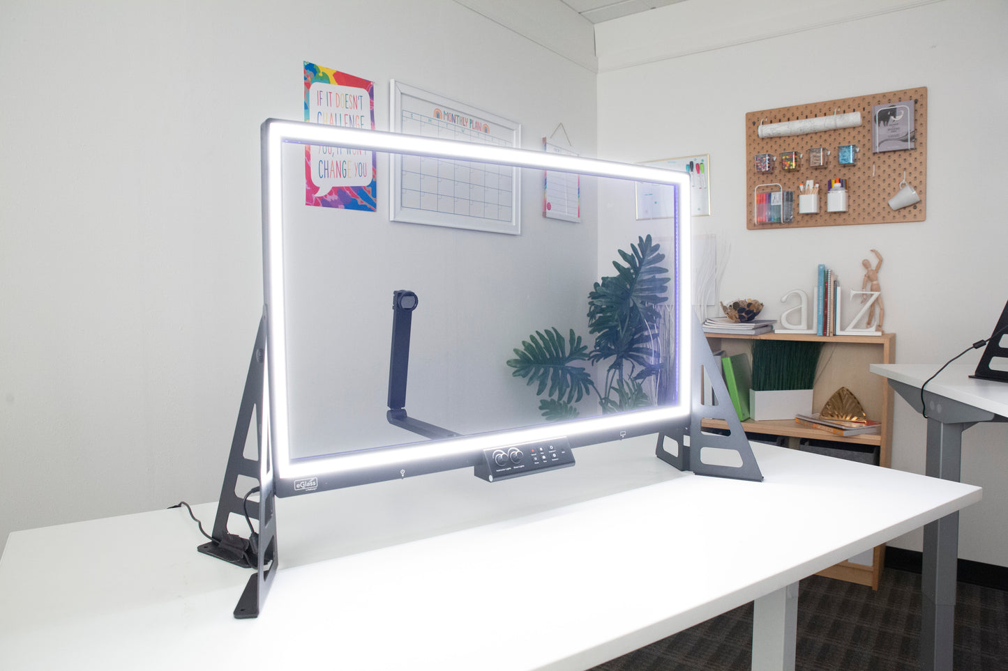eGlass 35" Transparent Lightboard with Built-in Camera