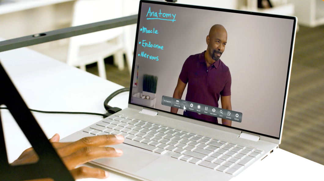 eGlass 35" Transparent Lightboard with Built-in Camera