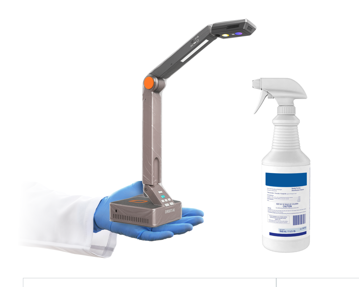 HoverCam Orbit MediCam – Wireless Cleanroom Document Camera for Sterile IV Compounding & Hospital Oversight