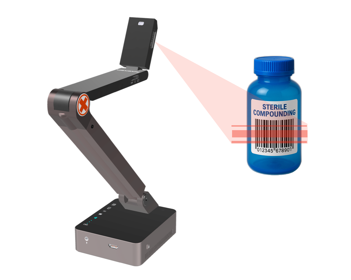 HoverCam Orbit MediCam – Wireless Cleanroom Document Camera for Sterile IV Compounding & Hospital Oversight